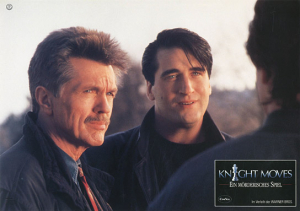 Tom Skerritt, Daniel Baldwin (v.l.n.r.) in "Knight Moves - Ein mörderisches Spiel" (1991); Quelle: DFF