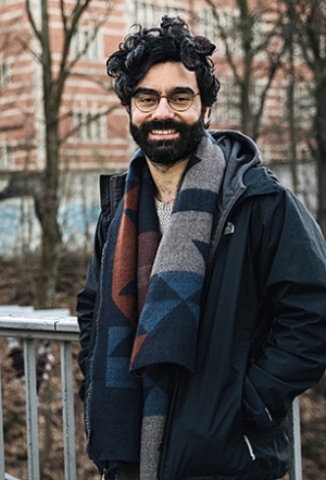 Ghiath Al Mhitawi; Quelle: Filmfestival Max Ophüls Preis 2022, © Sebastian Herbst