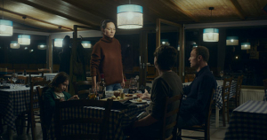 Wanja Kube, Sabine Timoteo, Daniel Séjourné, Mark Waschke (v.l.n.r.) in "Der menschliche Faktor" (2020)