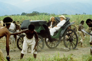 Klaus Kinski, José Lewgoy (Mitte v.l.n.r.) in "Cobra Verde" (1987)