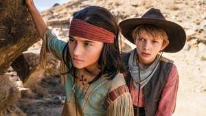 Mika Ullritz, Milo Haaf (v.l.n.r.) in "Der junge Häuptling Winnetou" (2021)