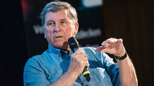 Roland Oehme auf einer Tagung zum Genrekino der DEFA am 19. Mai 2022 im Zeughauskino Berlin