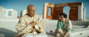 John Malkovich, Tom Xander (v.l.n.r.) in "Seneca" (2023)