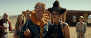 Wolfram Koch, Lilith Stangenberg, Julian Sands, Samia Chancrin, Louis Hofmann (v.l.n.r.) in "Seneca" (2023)