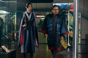Rina Sawayama, Hiroyuki Sanada (v.l.n.r.) in "John Wick: Kapitel 4" (2023)