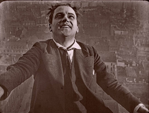 Screenshot mit Kurt Vespermann aus "Das große Licht" (1920)