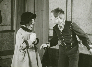 Screenshot mit Rolf Lindau-Schulz (rechts) aus "Spitzenchristel" (1917)