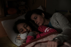 Zainab Joda, Darina Al Joundi (v.l.n.r.) in "Unser Fluss...Unser Himmel" (2023)