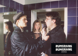 Jürgen Vogel, Katja Studt, Jan Plewka (v.l.n.r.) in "Bumerang - Bumerang" (1989)