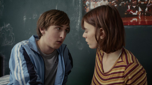 Jona Volkmann, Greta Krämer (v.l.n.r.) in "Wolke Z" (2024)