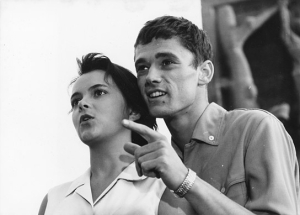 Anne-Kathrein Kretzschmar, Peter Reusse (v.l.n.r.) in "Denk bloß nicht, ich heule" (1965)