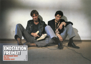 Burkhard Driest, Rolf Zacher (v.l.n.r.) in "Endstation Freiheit" (1980)
