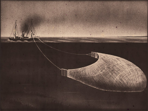"Silberne Meeresbeute. Fischfang in der Nordsee" (1928)