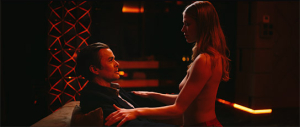 Nikolai Kinski, Nora Islei (v.l.n.r.) in "Traumnovelle" (2024)