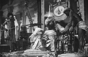 Leo Slezak (Mitte) in "Münchhausen" (1943)