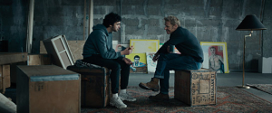 Habib Adda, Lambert Wilson (v.l.n.r.) in "Klandestin" (2024)