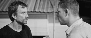 Ilja Stahl, Dennis Scheuermann (v.l.n.r.) in "Good News" (2023)