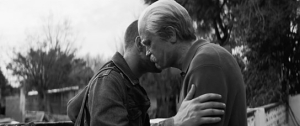 Max Bretschneider, August Diehl (v.l.n.r.) in "Das Verschwinden des Josef Mengele" (2025)