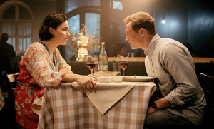 Verena Altenberger, Matthias Schweighöfer (v.l.n.r.) in "Das Leben der Wünsche" (2025)