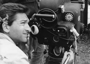 Christian Rischert bei den Dreharbeiten zu "Kopfstand, Madam!" (1967)