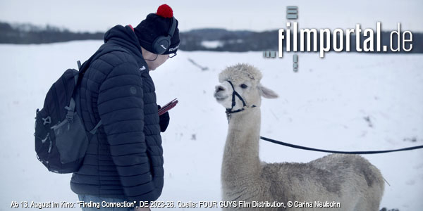 "Finding Connection" (2026); Quelle: FOUR GUYS Film Distribution, DFF, © Carina Neubohn "Finding Connection" (2026); Quelle: FOUR GUYS Film Distribution, DFF, © Carina Neubohn