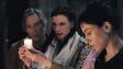 Rainer Sievert, Jutta Wernicke, Jana Klein (v.l.n.r.) in "Un café sans musique c'est rare à Paris" (2019); Quelle: Drop-Out Cinema, DFF