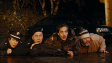 Susanne Schnapp, Adrian Topol, Erkan Acar, Alexander Hörbe (v.l.n.r.) in "Faking Bullshit" (2020); Quelle: Telepool, DFF