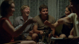 Mara Widmann, Benjamin Felix Kramme, Stefan Ruppe, Ina Tempel (1.-4.v.l.) in "Tourist" (2012); Quelle: Christin Freitag, © Deutsche Film- und Fernsehakademie Berlin GmbH (dffb)