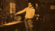 Screenshot mit Luciano Albertini, Annie Gorilowa (v.l.n.r.) aus "Mister Radio" (1924)