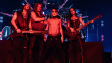 Karolis Kasperavičius, David Bredin, Jussi Vuori, Ruth Rosenfeld (v.l.n.r.) in "Heavier Trip - Road to Wacken" (2024)